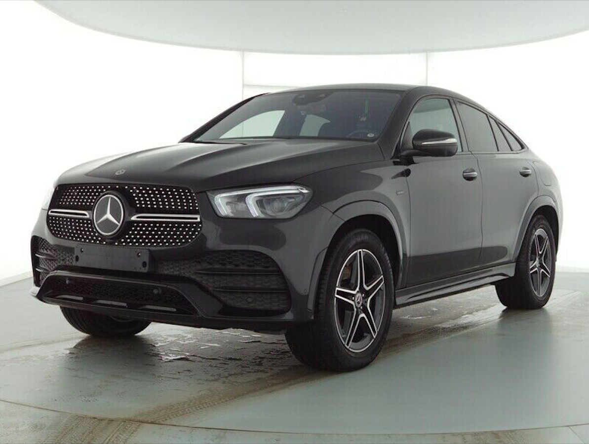 MERCEDES GLE COUPÉ 350de hybrid AMG | předváděcí auto skladem | super cena | nákup online | černá metalíza | autoibuy.com